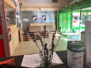 freundlicher Empfang