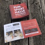 neuer Flyer für die Funsporthalle Regensburg